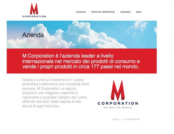 Mario - Lo sponsor: M Corporation