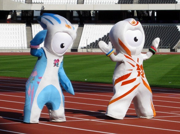 Le mascotte delle Olimpiadi 2012: Wenlock e Mandeville