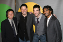 Greg Grunberg con altri membri del cast di Heroes