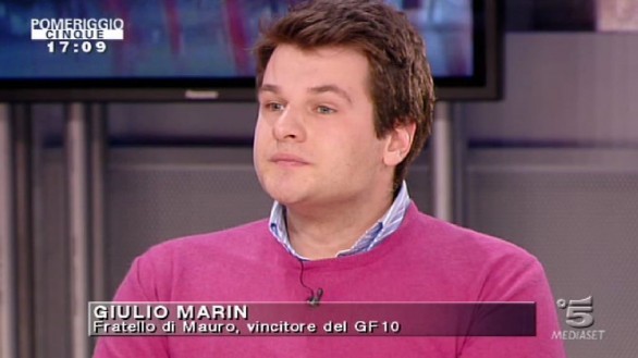 Mauro Marin a Pomeriggio Cinque