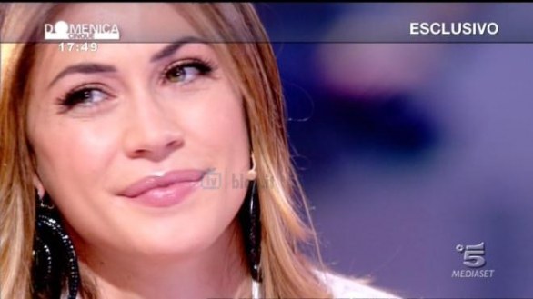 Melissa Satta a Domenica Cinque