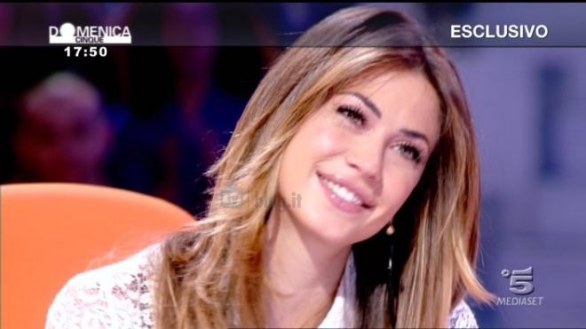 Melissa Satta a Domenica Cinque