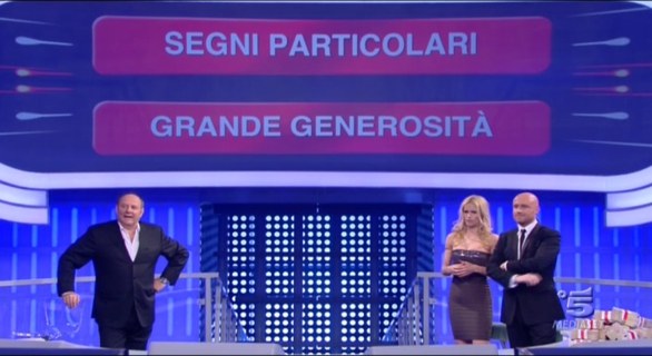 Michelle Hunziker e Rudy Zerbi a The Money Drop del 24 marzo 2012