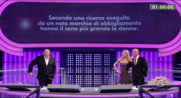 Michelle Hunziker e Rudy Zerbi a The Money Drop del 24 marzo 2012