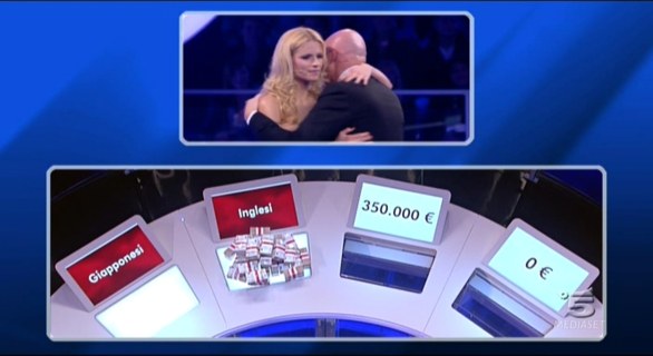 Michelle Hunziker e Rudy Zerbi a The Money Drop del 24 marzo 2012