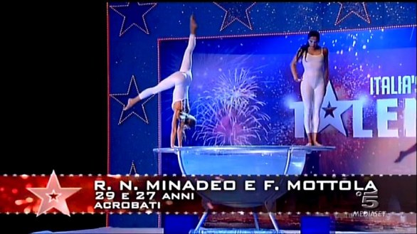 Minadeo e Mottola, le sexy sirene di Italia\'s got talent