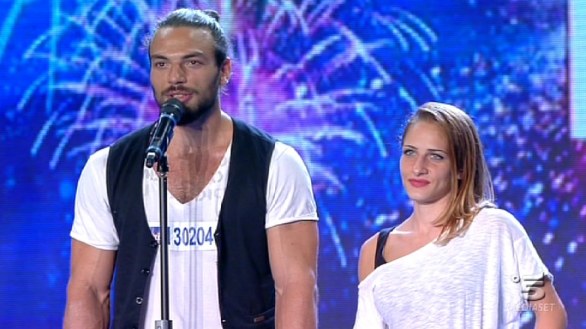 Mirko Tulli e Daniela Vannicola, acrobati ad Italia s got talent