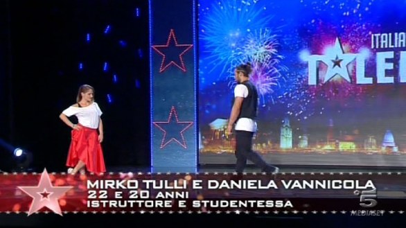 Mirko Tulli e Daniela Vannicola, acrobati ad Italia s got talent