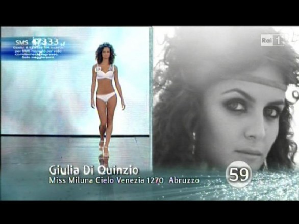 Giulia di Quinzio Miss Eleganza 2010