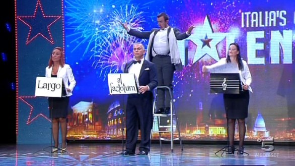 Naw, attori ad Italia s got talent