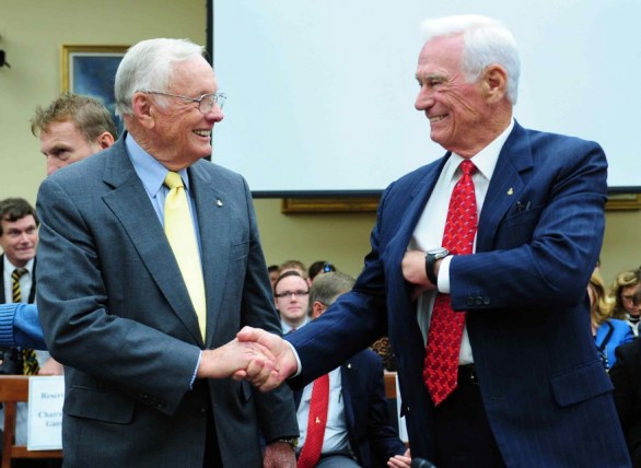 Neil Armstrong ed Eugene Cernan (Apollo 17)