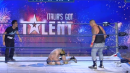 New Wrestling Evolution, lottatori a Italia\'s got talent