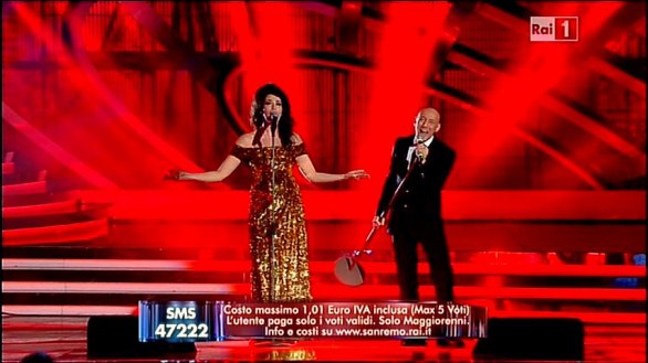 Nina Zilli e Giuliano Palma - Festival di Sanremo 2012