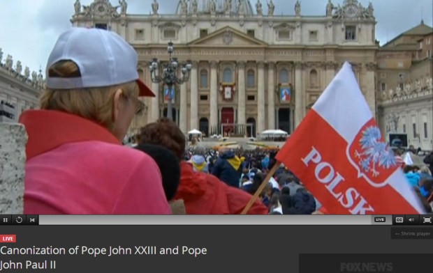 Papi Santi, Giovanni Paolo II e Giovanni XXIII in tv