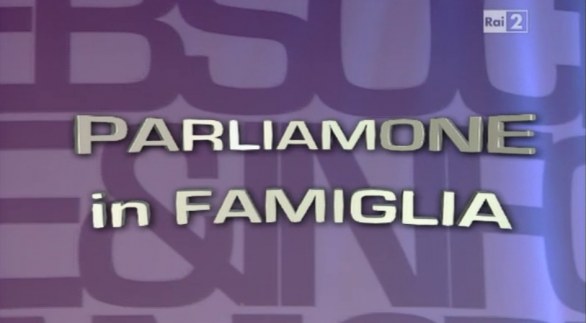 Immagini dalla prima puntata di parliamone in famiglia