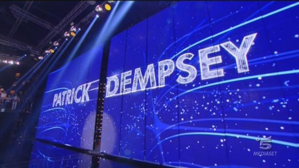 Patrick Dempsey ad Amici 12, le foto del 18 maggio 2013