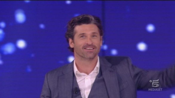 Patrick Dempsey ad Amici 12, le foto del 18 maggio 2013