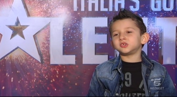 Pierangelo Gullo il bambino di Italia's got talent