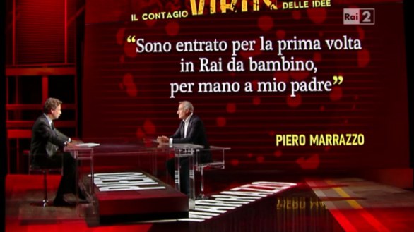 Piero Marrazzo a Virus, intervista 17 ottobre 2013