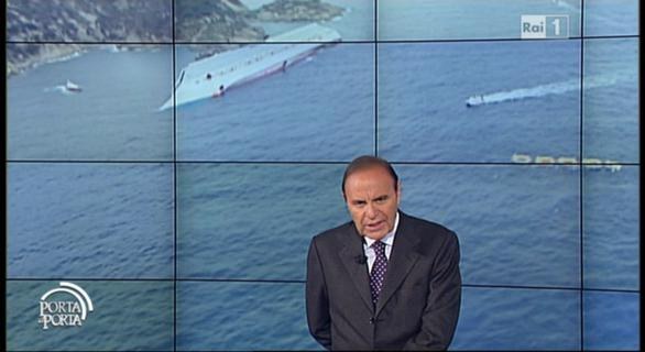 Porta a Porta, la puntata sul naufragio della Costa Concordia