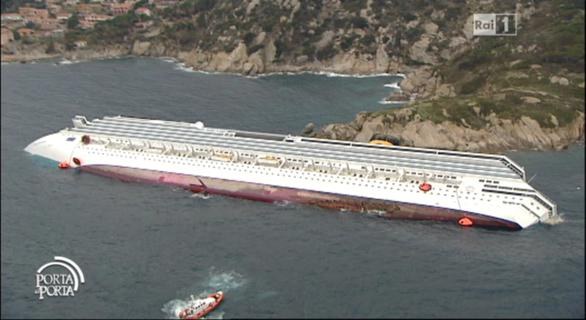 Porta a Porta, la puntata sul naufragio della Costa Concordia