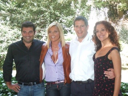 Max Giusti, Simona Ventura, Riccardo Rossi, Lucia Ocone