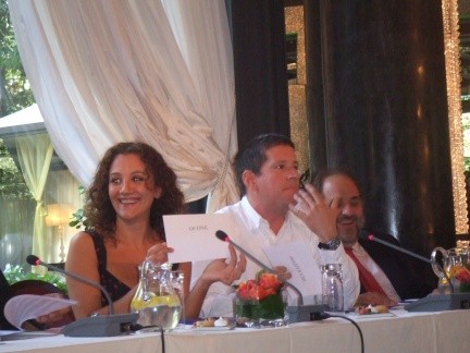 Lucia Ocone e Riccardo Rossi