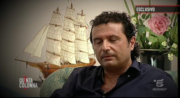 Quinta colonna - l intervista a Francesco Schettino