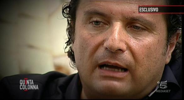 Quinta colonna - l intervista a Francesco Schettino