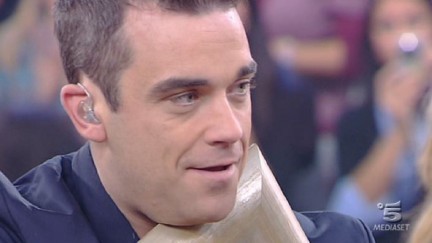 Robbie Williams ad Amici