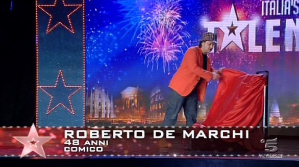 Roberto De Marchi, comico ad Italia s got talent 2013