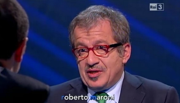 Roberto Maroni a Che tempo che fa