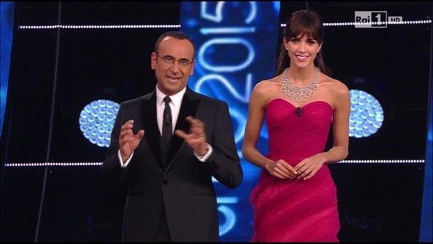 Rocío Muñoz Morales a Sanremo 2015, la finale