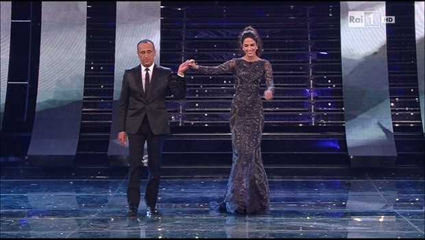 Rocío Muñoz Morales a Sanremo 2015 - terza serata