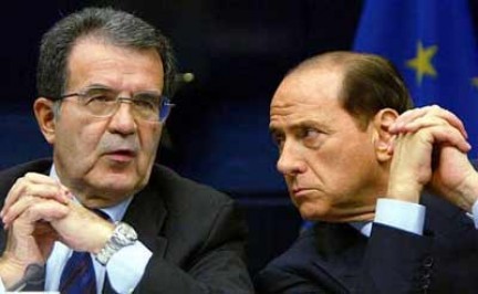 Prodi e Berlusconi