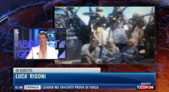 Rossella Urru libera - La notizia data da Rai News e Tgcom24