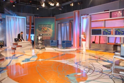 Gallery Fotografica Esclusiva Tvblog negli studi Sabato & Domenica Estate di Raiuno: lo studio  