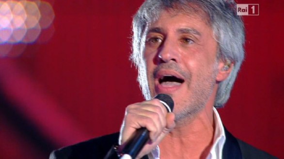 Sanremo 2012 - Francesco Renga con Sergio Dalma in Il mondo-El mundo