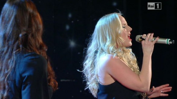 Sanremo 2012 - Irene Fornaciari con Brian May feat. Kerry Ellis in Uno dei tanti-I who have nothing