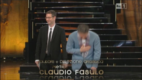 Sanremo 2013, Beppe Fiorello canta Modugno