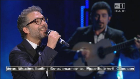 Sanremo 2013, Beppe Fiorello canta Modugno