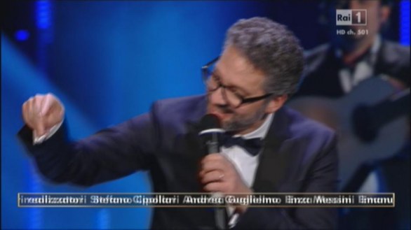 Sanremo 2013, Beppe Fiorello canta Modugno