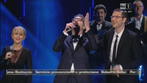 Sanremo 2013, Beppe Fiorello canta Modugno