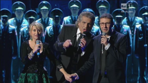 Sanremo 2013, Toto Cutugno e Armata Rossa - Prima serata