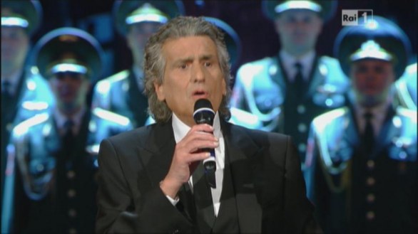 Sanremo 2013, Toto Cutugno e Armata Rossa - Prima serata