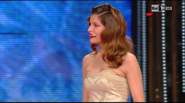 Sanremo 2014, Laetitia Casta e Fabio Fazio