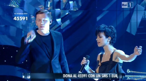 Sanremo - Dolcenera e Professor Green in Vita spericolata - My life is mine