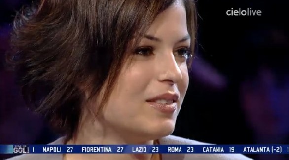 Sara Tommasi a Cielo Che Gol