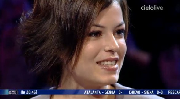 Sara Tommasi a Cielo Che Gol