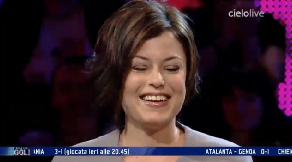 Sara Tommasi a Cielo Che Gol